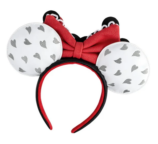 Loungefly x Disney Mickey & Minnie Mouse Love Ears Headband