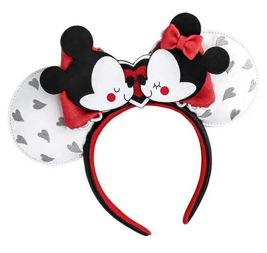 Loungefly x Disney Mickey & Minnie Mouse Love Ears Headband