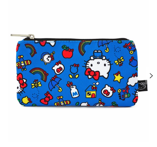 Loungefly x Hello Kitty 45th Anniversary AOP Nylon Cosmetic Pouch