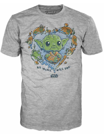 Be Mine Yoda - Star Wars Funko Loose Pop! Tee