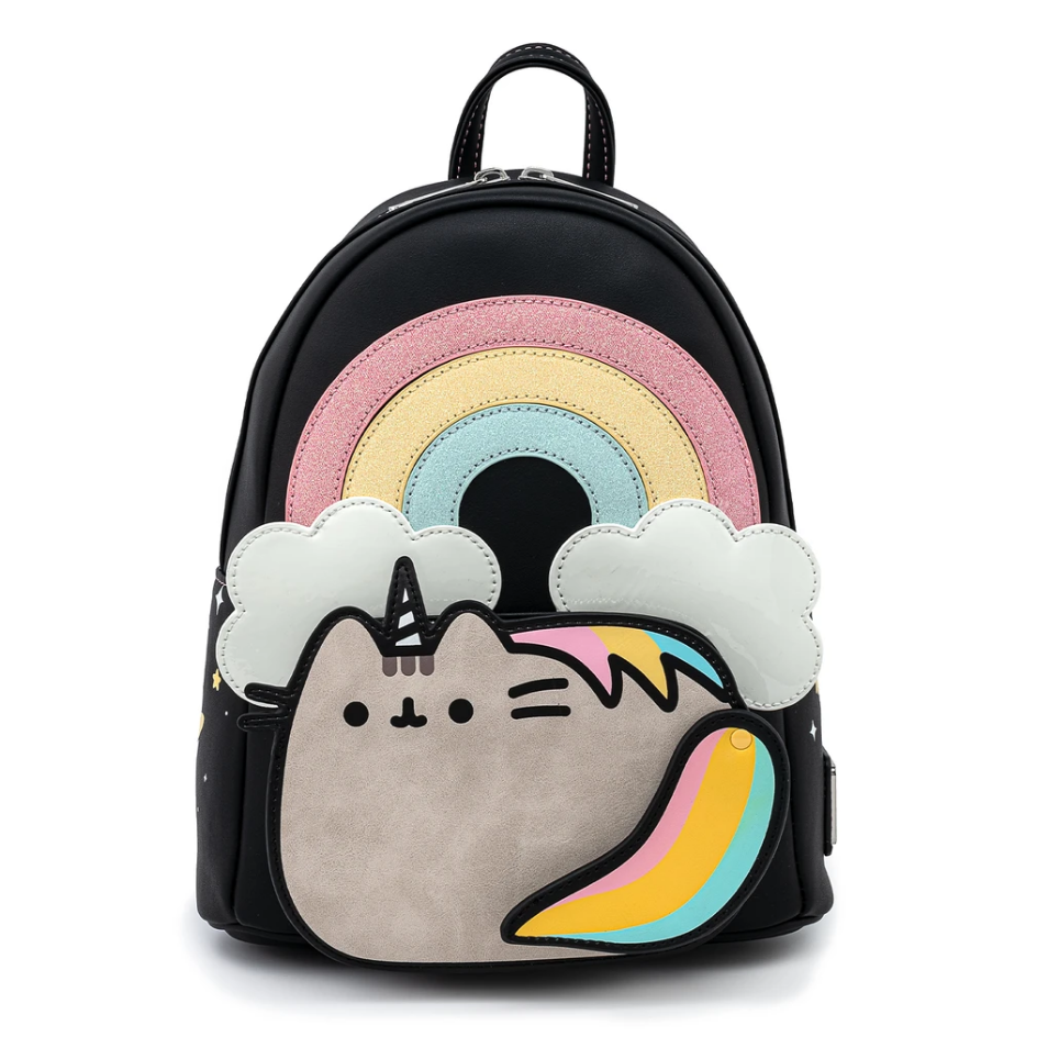Loungefly x Pusheen Rainbow Unicorn Mini Backpack