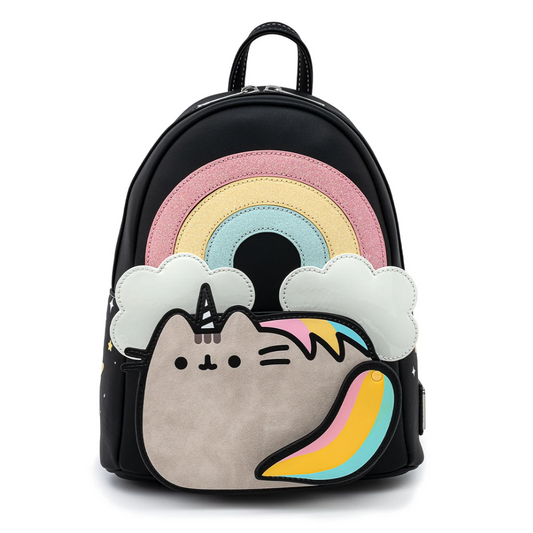 Loungefly x Pusheen Rainbow Unicorn Mini Backpack