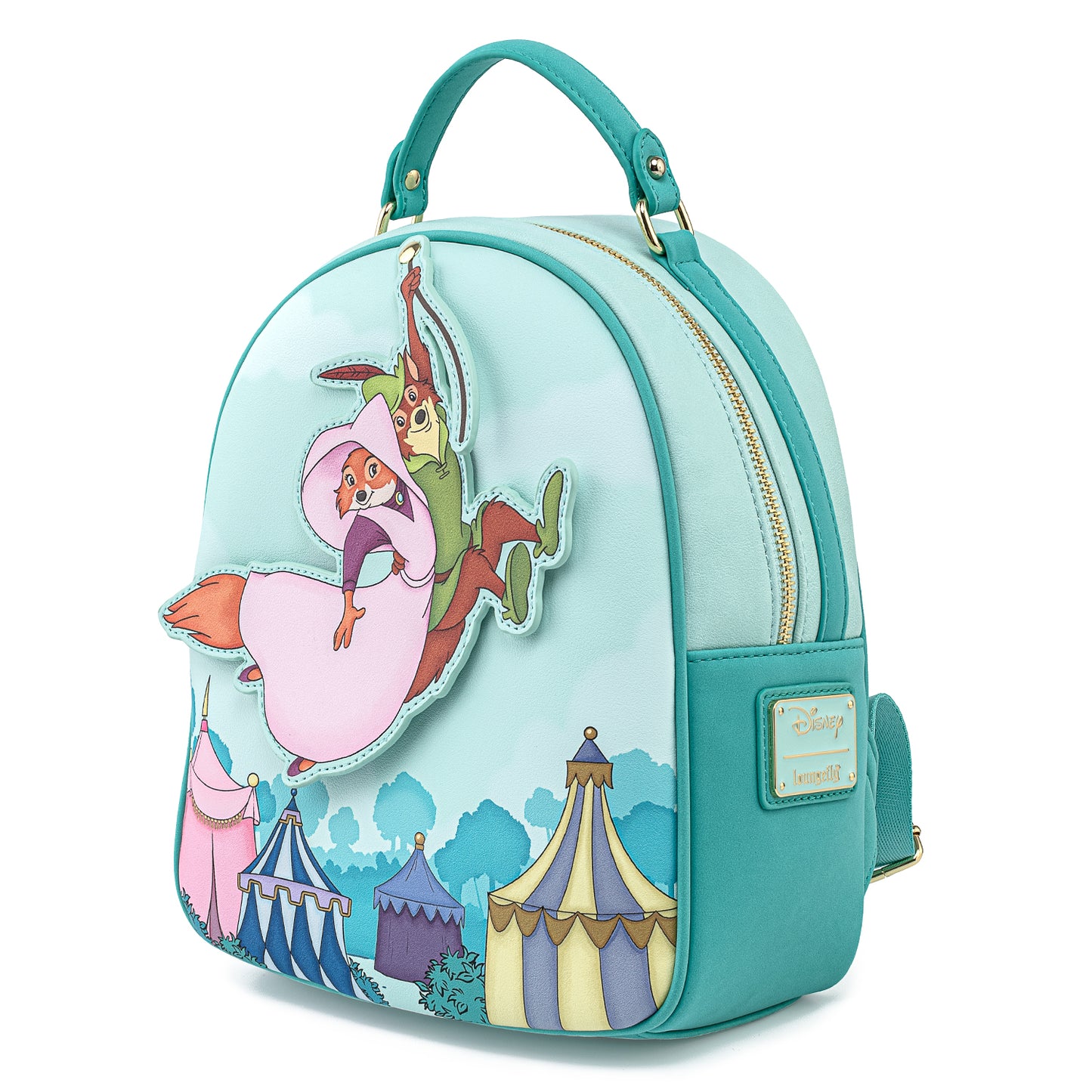 Loungefly x Disney Robin Hood Rescues Maid Marian Mini Backpack