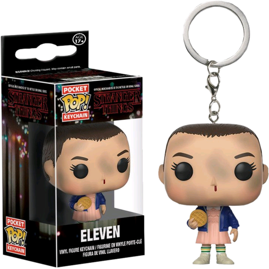 Stranger Things - Eleven with Eggos Pocket Pop! Vinyl Keychain