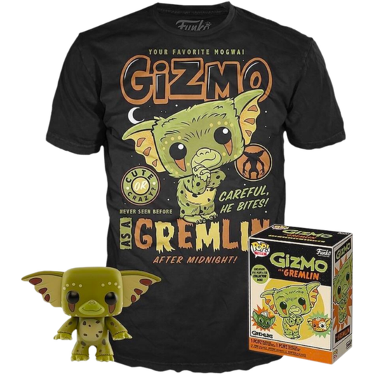 Gremlins - Gizmo as Gremlin Pop! Vinyl Figure & Pop! Tee Collectors Box Set