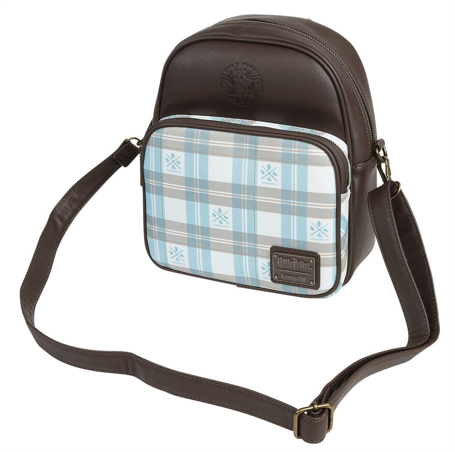 Loungefly x Harry Potter Hogwarts Plaid Convertible Backpack