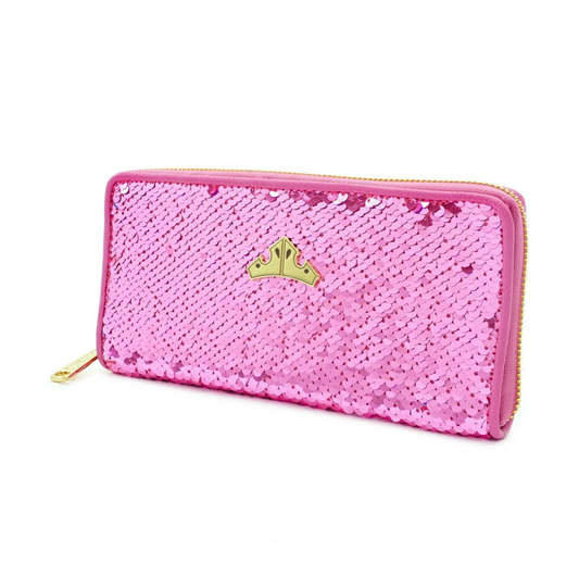 Loungefly x Disney Princess Sleeping Beauty Reversible Sequin Zip Purse