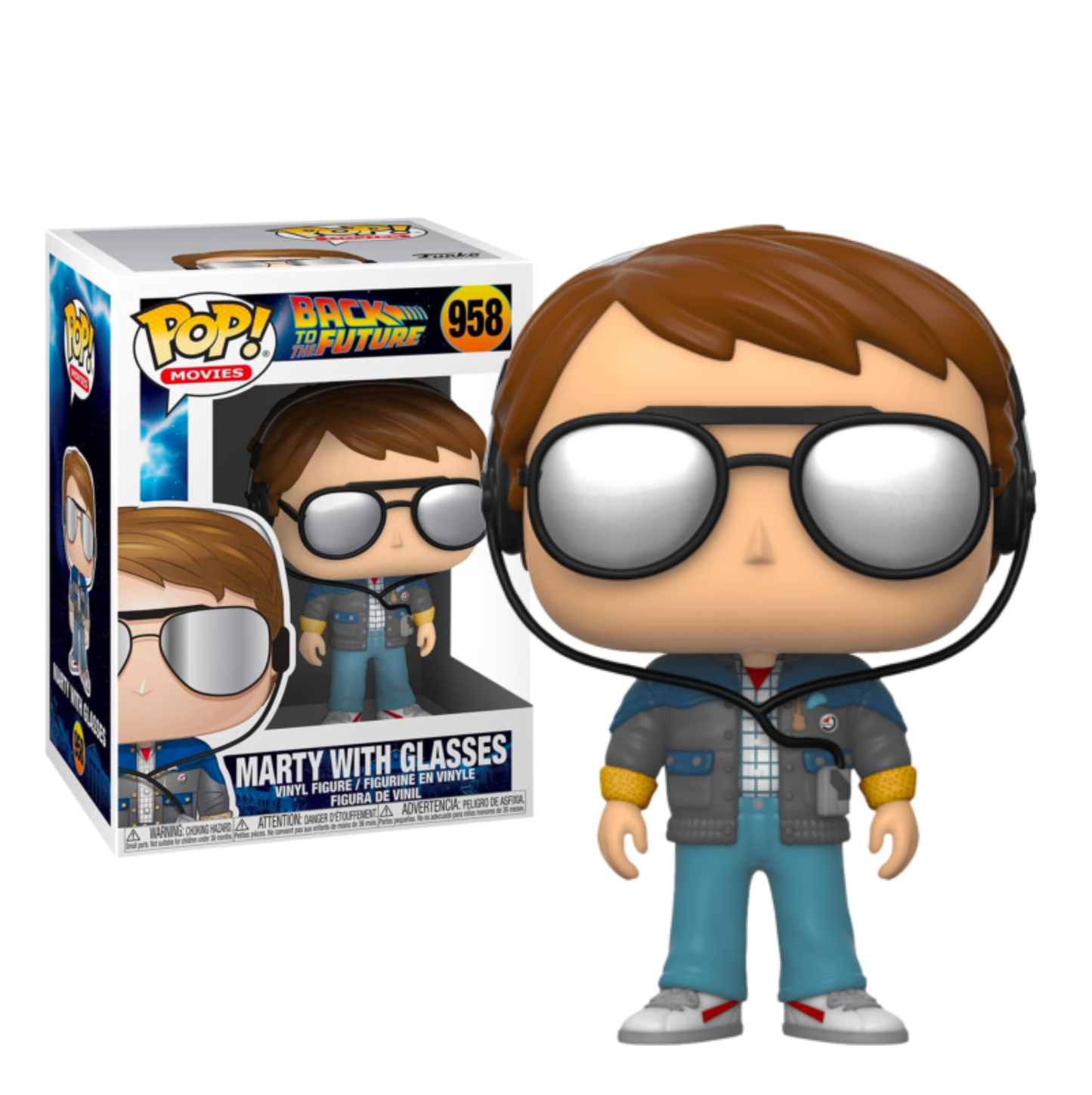 Back To The Future - Marty McFly with Sunglasses Pop! Vinyl Figure