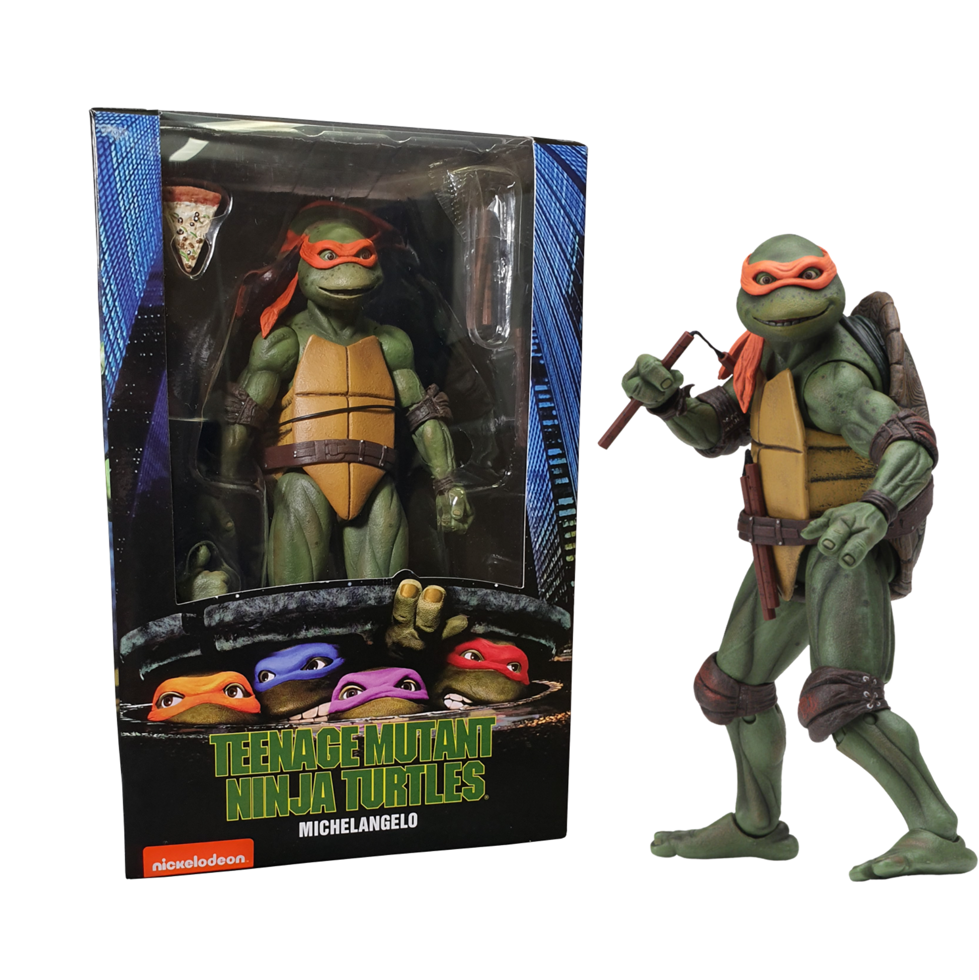 koolaz-ltd - NECA Teenage Mutant Ninja Turtles (1990) - Michelangelo 7” Action Figure - NECA - Figure