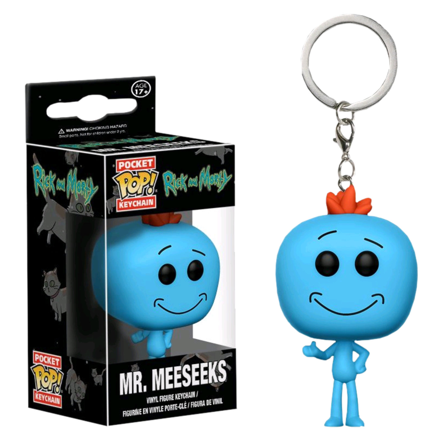 koolaz-ltd - Rick and Morty - Mr Meeseeks Pocket Pop! Vinyl Keychain - Funko - Keychain