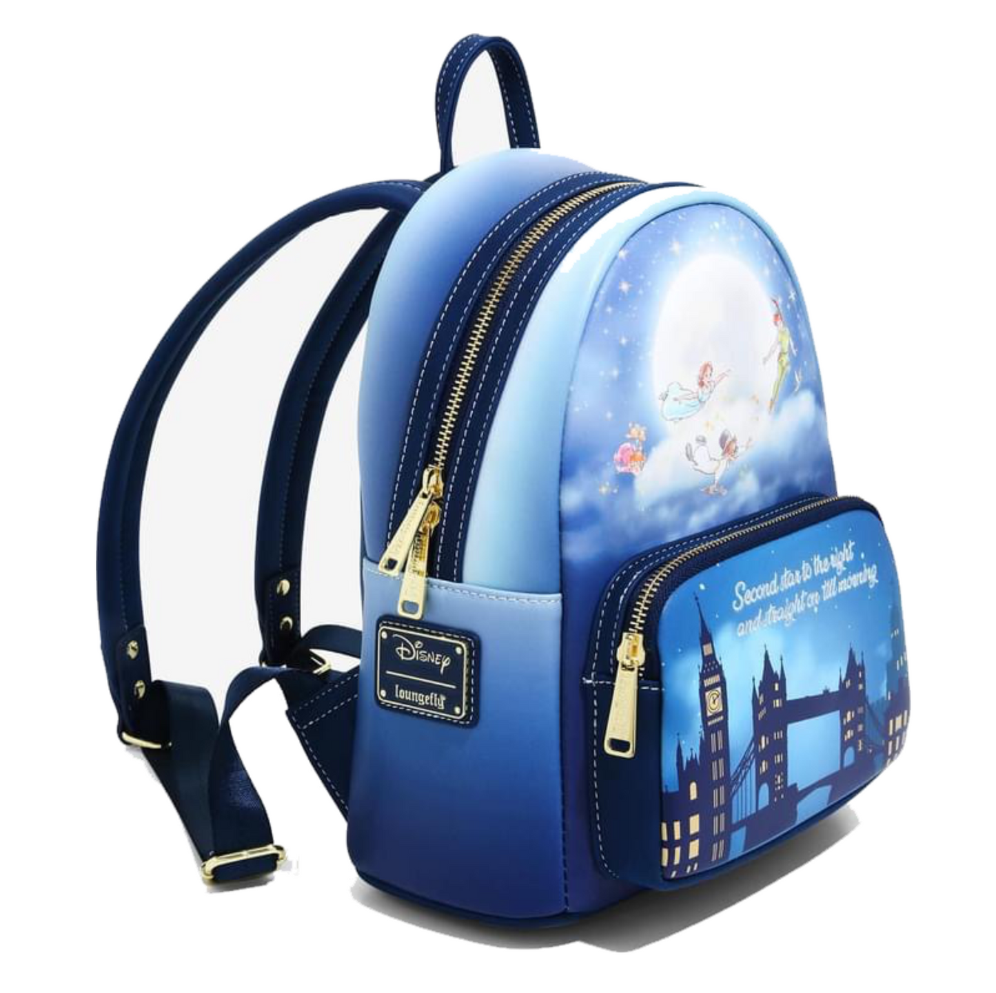 Loungefly X Disney Peter Pan Second Star Glow Mini Backpack
