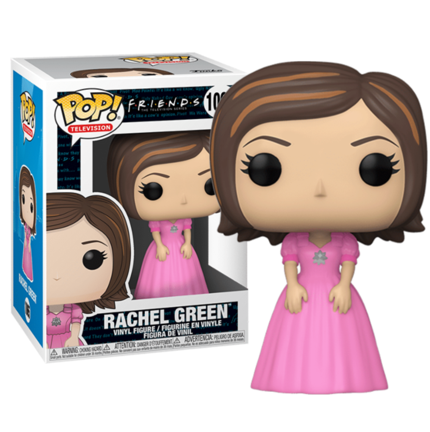 Friends - Rachel Green in Pink Dress Pop! Vinyl Figure