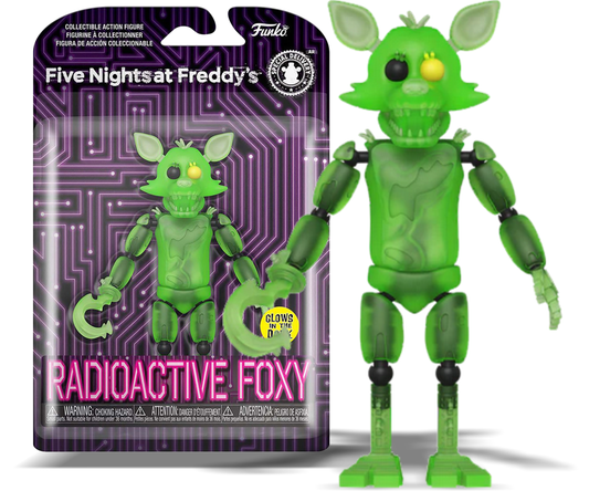 Radioactive Glow Foxy Five Nights at Freddy's Special Delivery 5" Action Figure