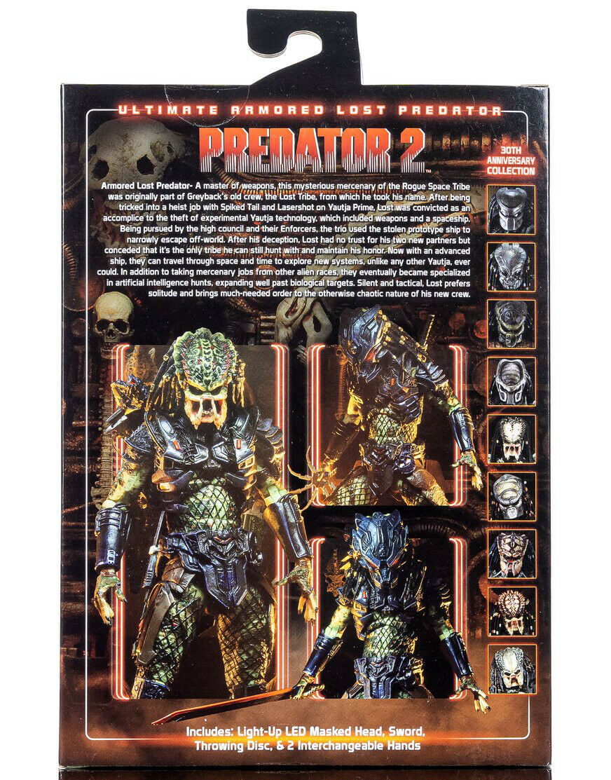 Predator 2 – NECA 7” Scale Action Figure – Ultimate Armored Lost Predator