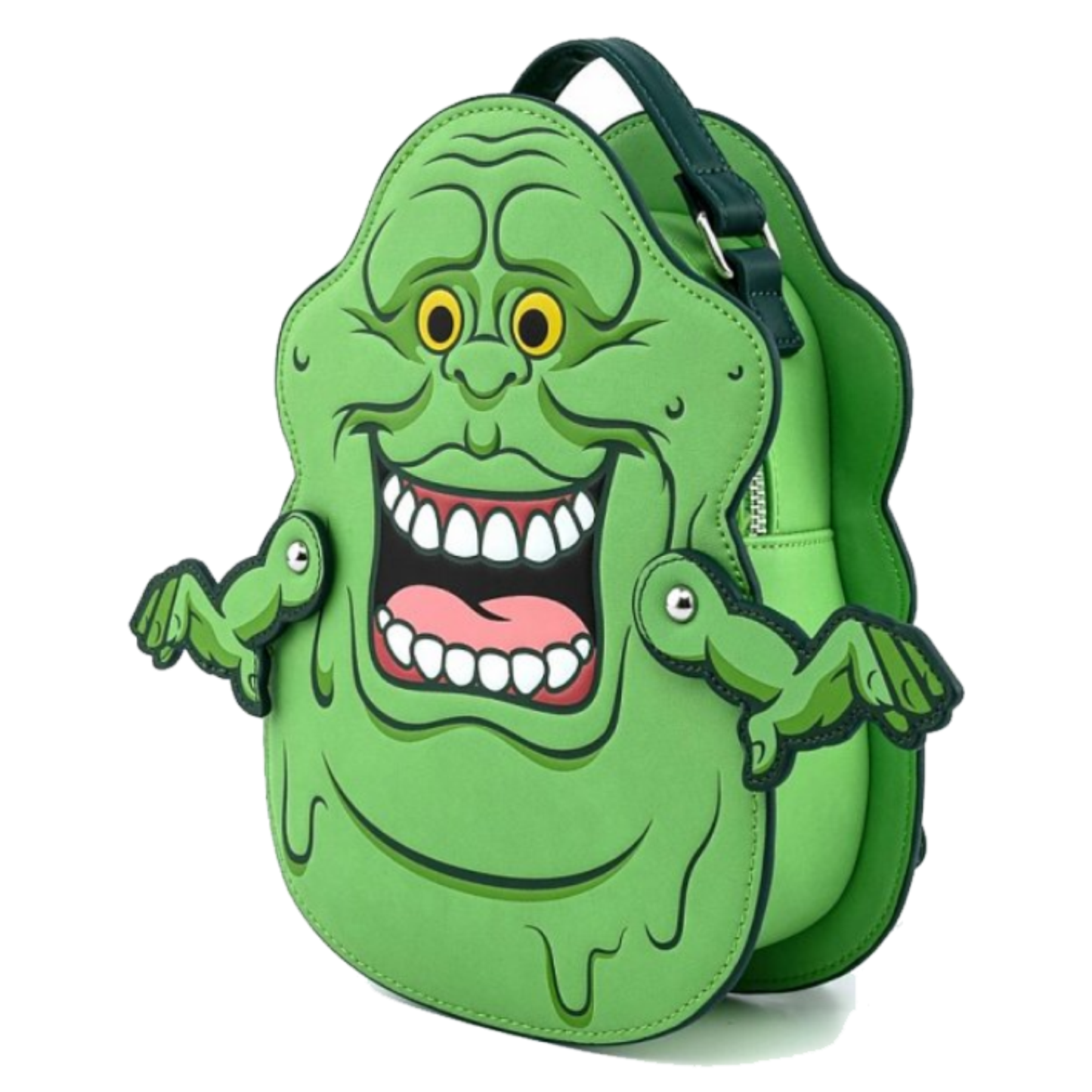 Loungefly x Ghostbusters Slimer Convertible Mini Backpack