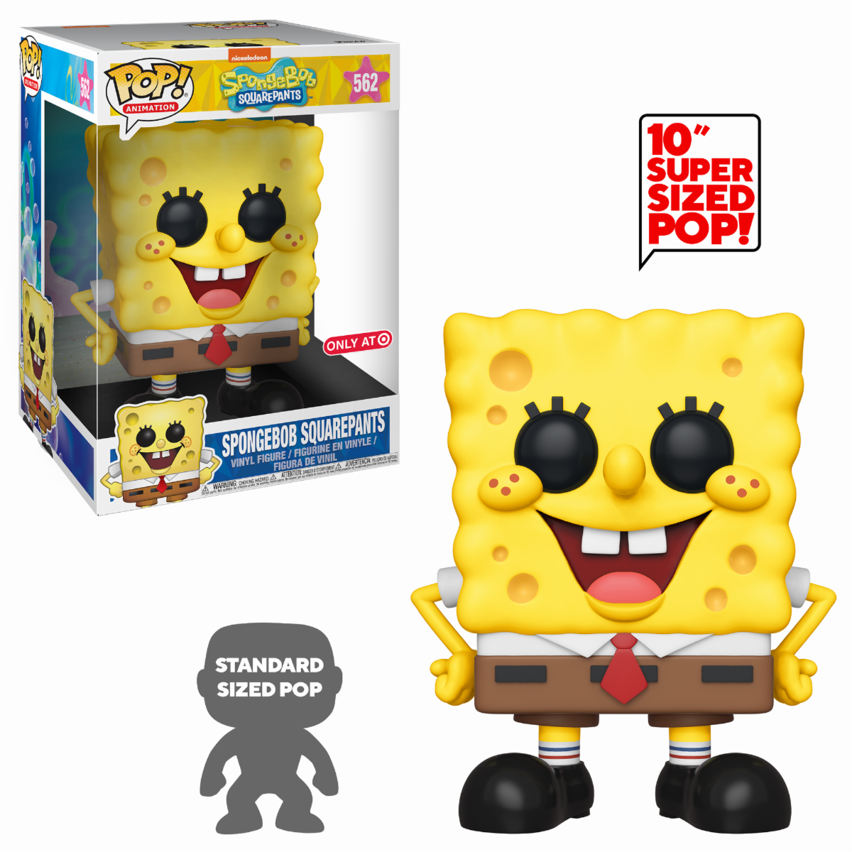 Spongebob Squarepants 10" Super Sized Pop! Vinyl