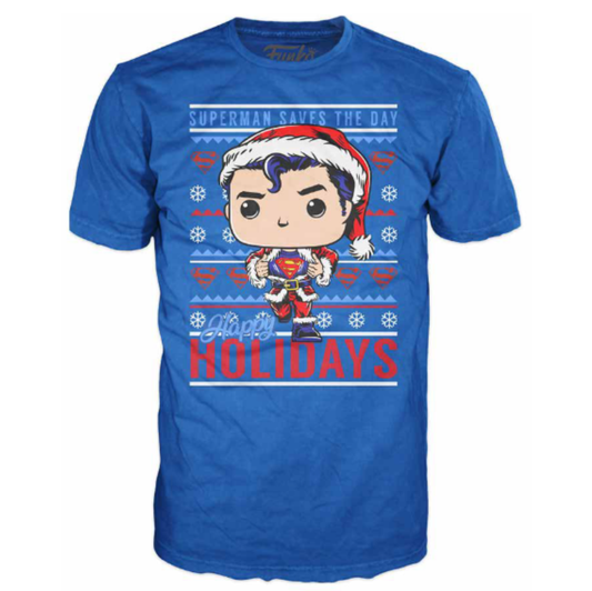 Superman Happy Holidays Funko Pop! T-Shirt