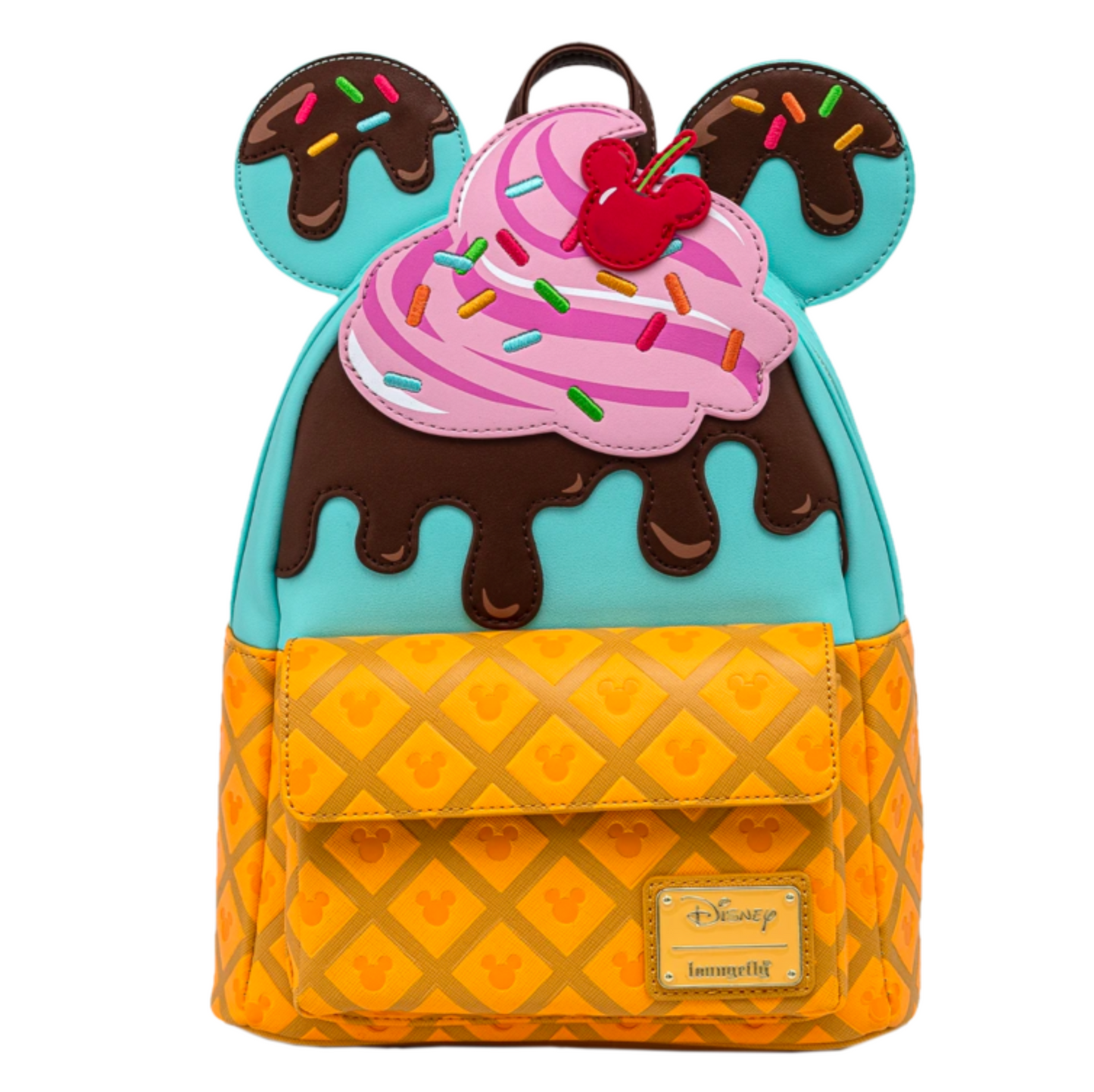 Loungefly x Disney  Mickey & Minnie Mouse Sweet Treats Ice Cream Sundae Mini Backpack
