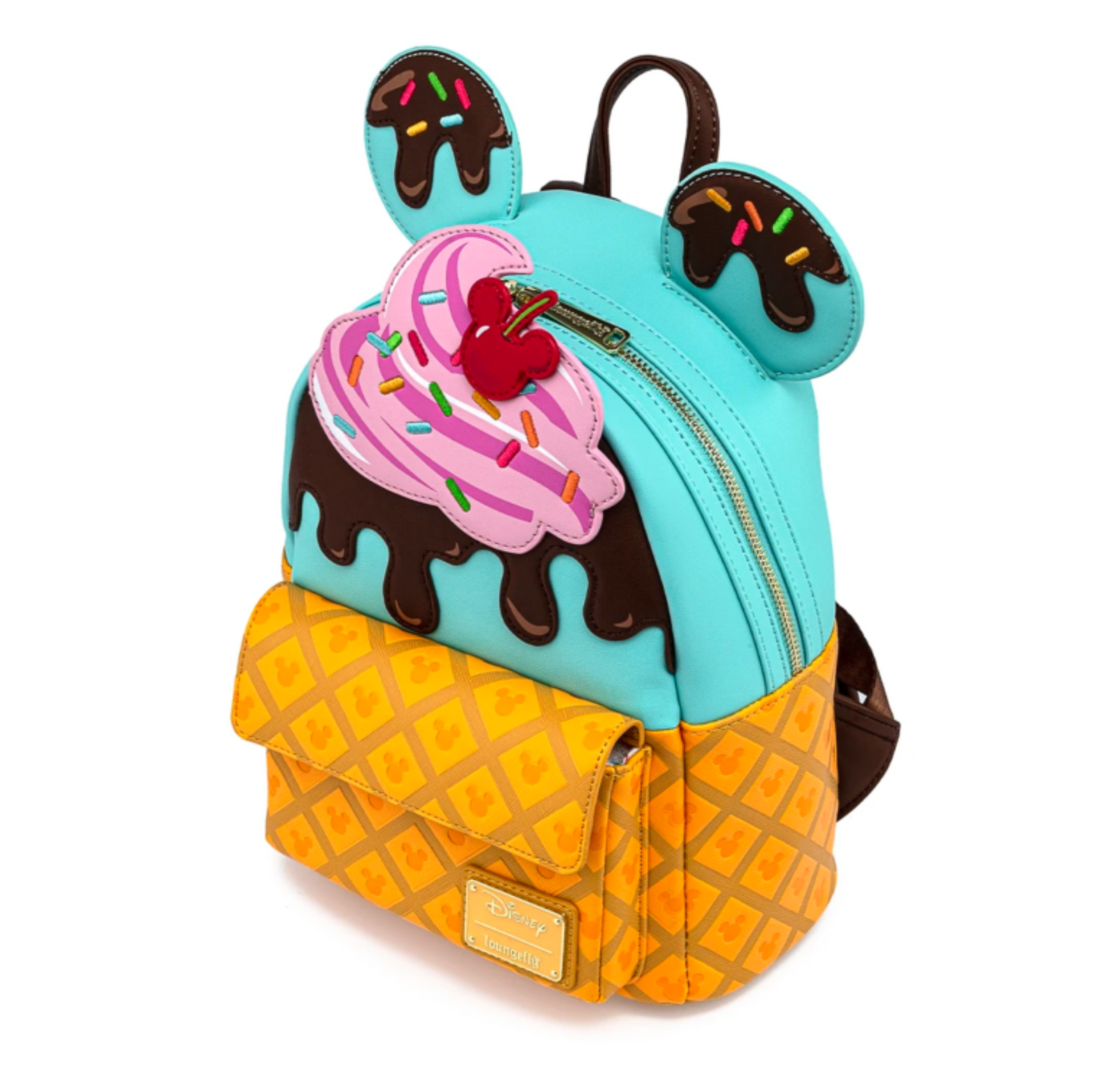 Loungefly x Disney  Mickey & Minnie Mouse Sweet Treats Ice Cream Sundae Mini Backpack