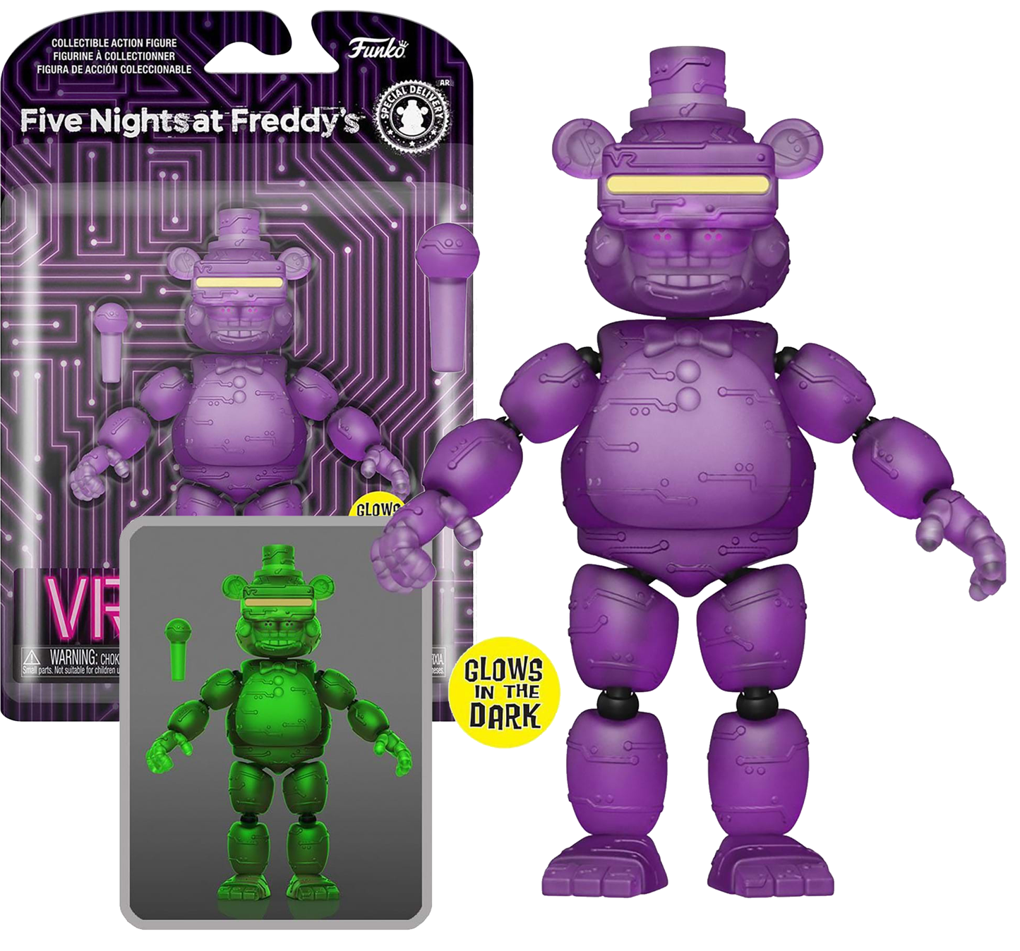 Five Nights at Freddy's VR Freddy Funko Glow In The Dark Action Figure